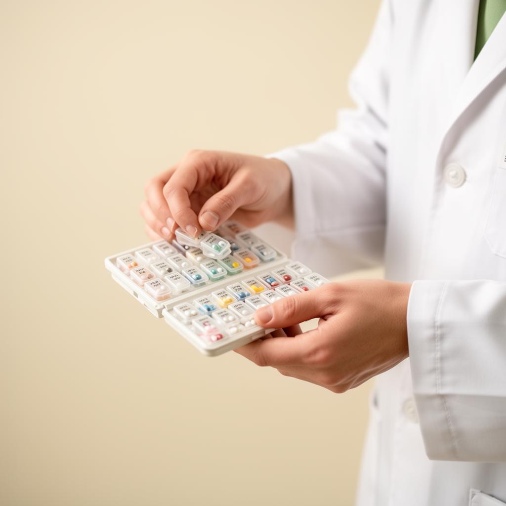 Servicio de SPD: preparación de medicación semanal